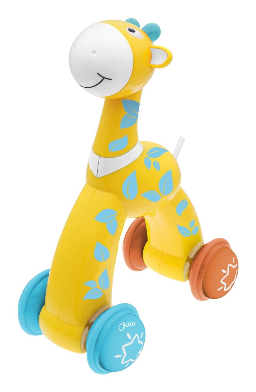 Chicco Giraffa Push&Go - Giocattolo per Sviluppo Motorio 12-36M