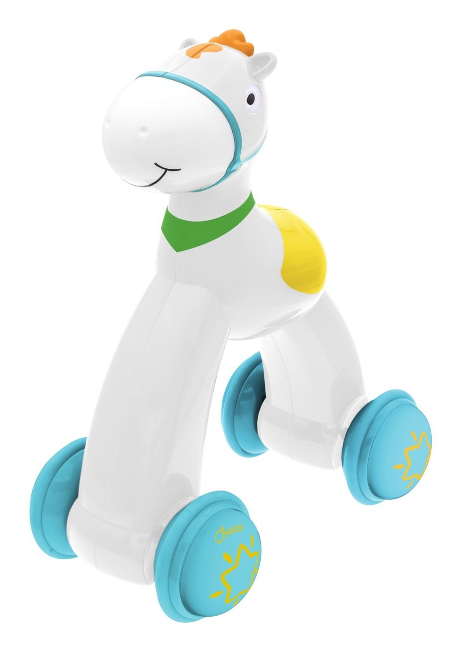 Chicco Cavallino Push&Go - Giocattolo per Sviluppo Motorio 12-36M
