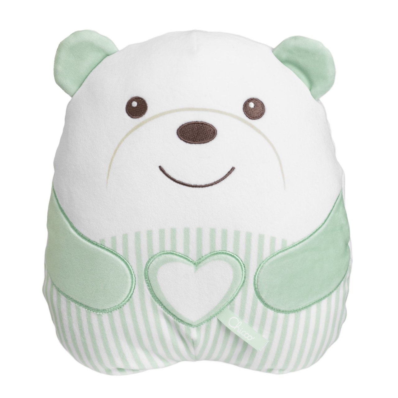 Chicco Orsetto Tenero - Peluche Elettronico Verde con Musica Classica e Meditativa, Luce Soffusa, 20 Minuti di Melodie Rilassanti, Lavabile in Lavatrice, 0 Mesi