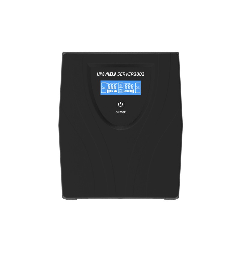 ADJ Gruppo di Continuità Line Interactive 3000VA 2020W con Display LCD e Onda Sinusoidale Pura - 6 Uscite IEC 320 C13