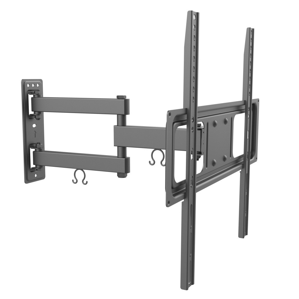 Techly Supporto a Muro Articolato per TV LED/LCD 32-55'' con Regolazione Inclinazione e Rotazione