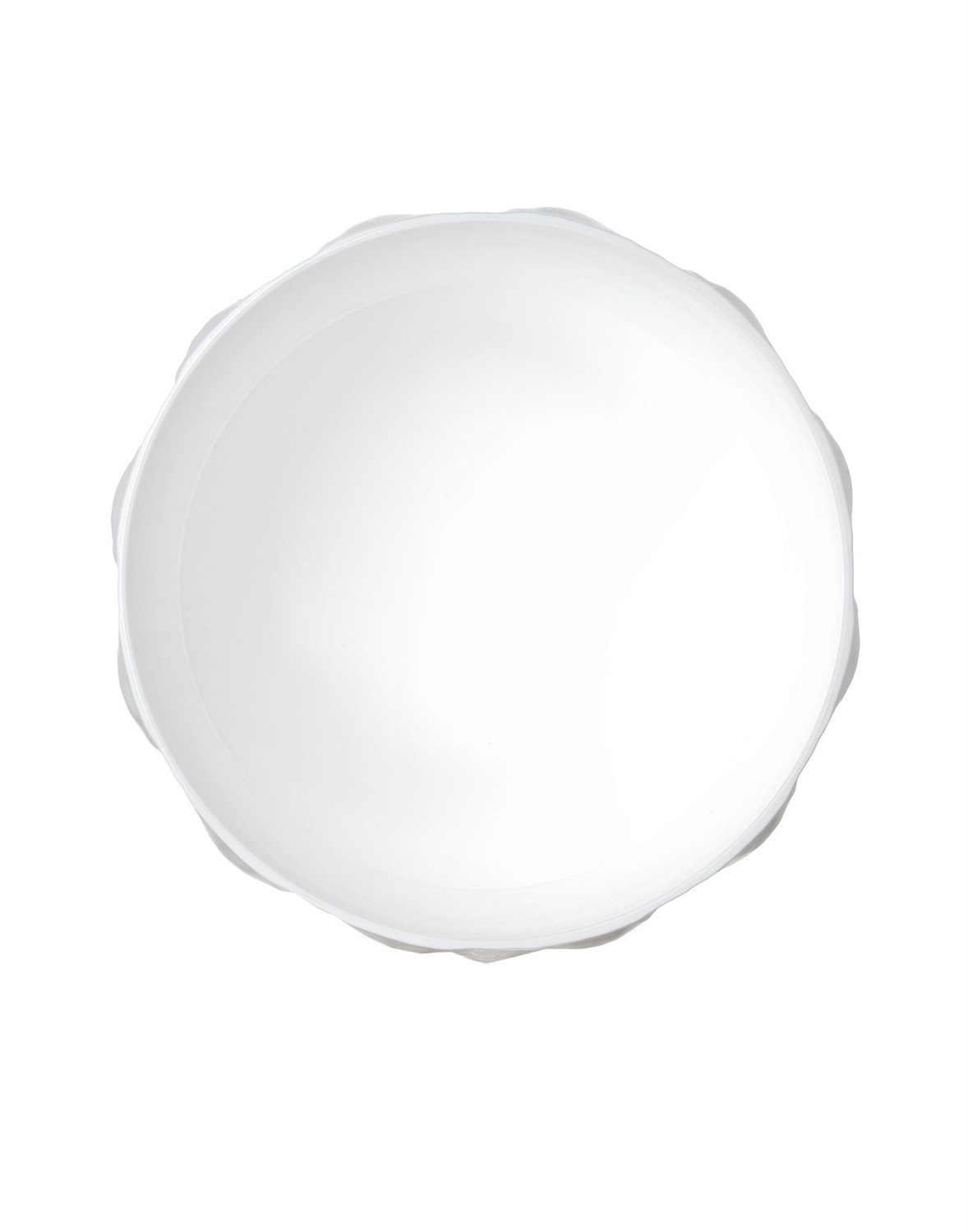 Kartell Matelassé Vaso Bianco Brillante 23 x 30 cm - Design Patricia Urquiola, Materiale PMMA, Indoor/Outdoor