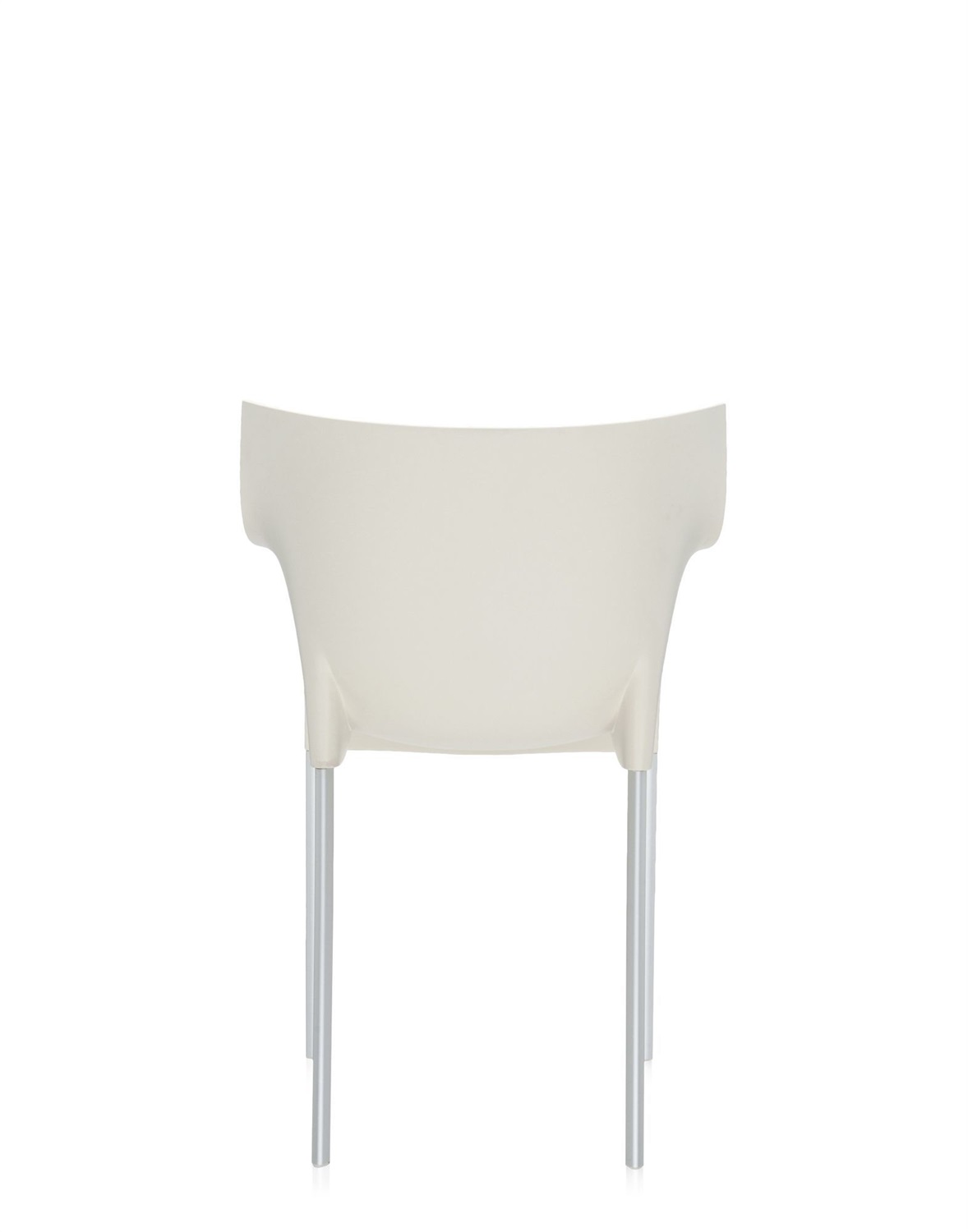 Kartell Dr.No Poltrona Impilabile - Bianco - Alluminio e Polipropilene - Design Philippe Starck