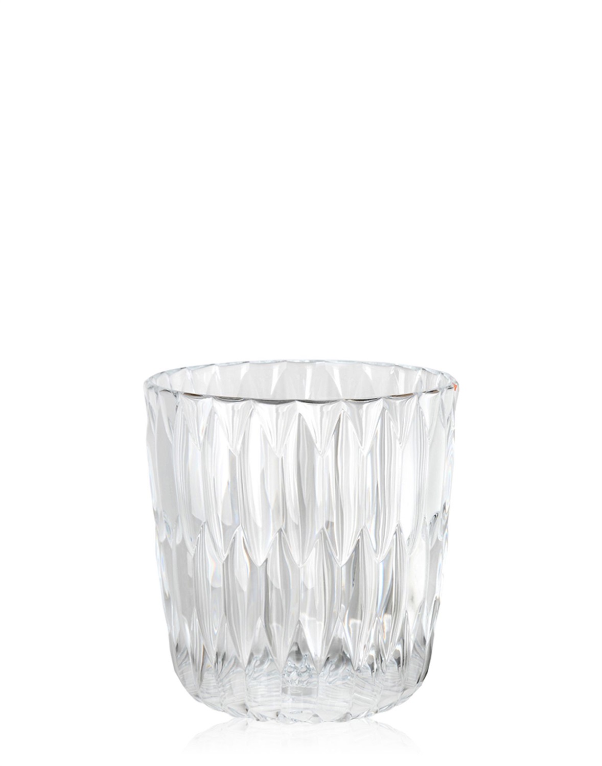 Kartell Jelly Vaso in Cristallo - Design Patricia Urquiola, 2012, PMMA Trasparente, 23.5 x 25 cm, 1.85 Kg, Made in Italy