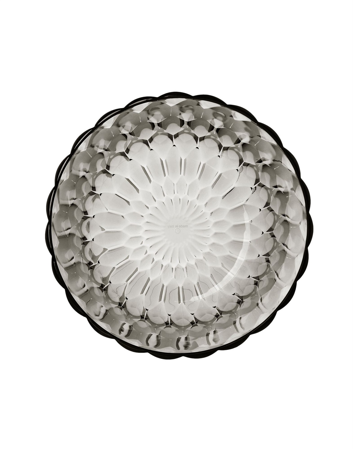 Kartell Jelly Vaso Fume - Design Patricia Urquiola, PMMA Trasparente, 23.5 x 25 cm, 1.85 Kg