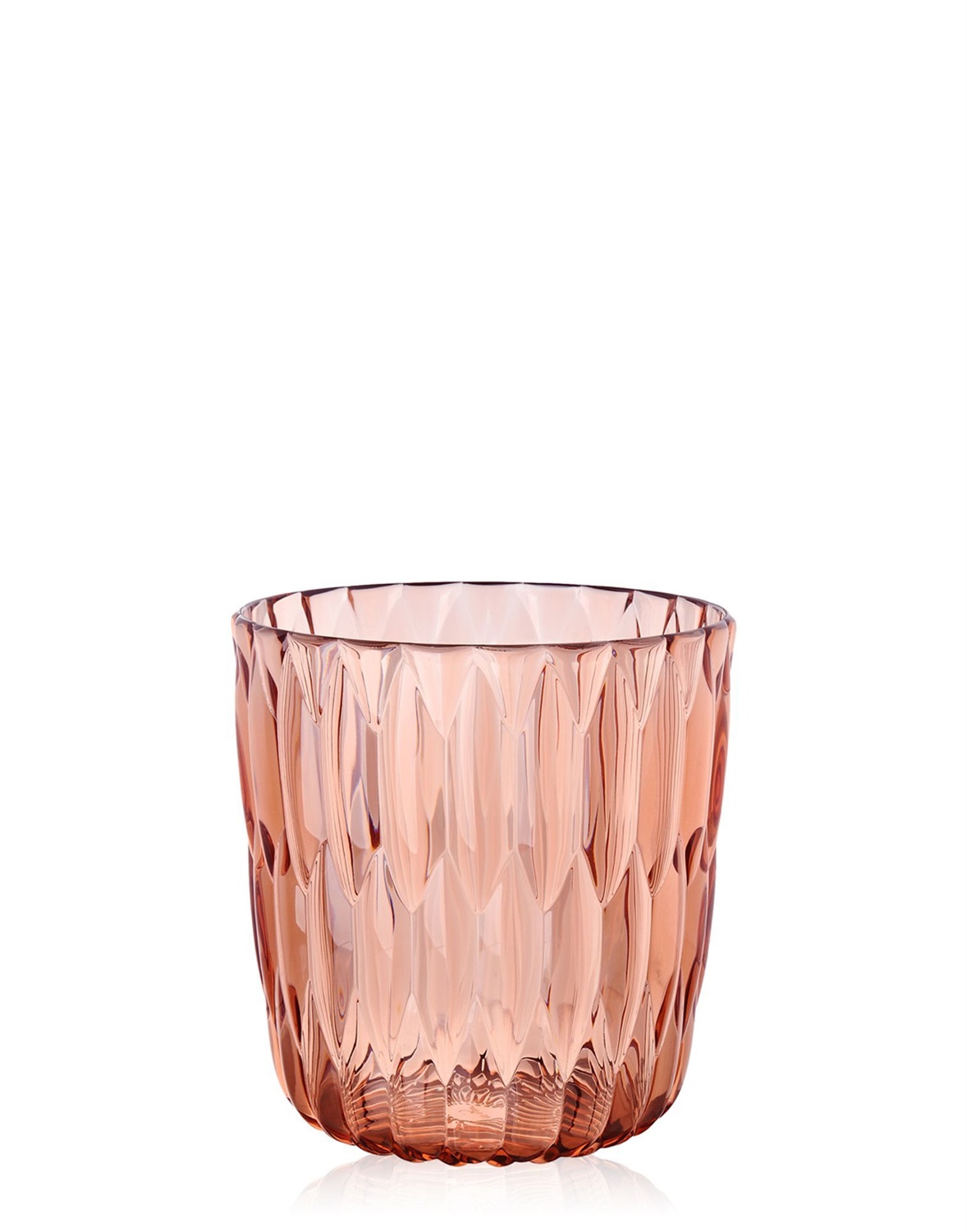 Kartell Jelly Vaso Rosa - Design Patricia Urquiola, PMMA, Ø 23.5 cm x H 25 cm, Made in Italy