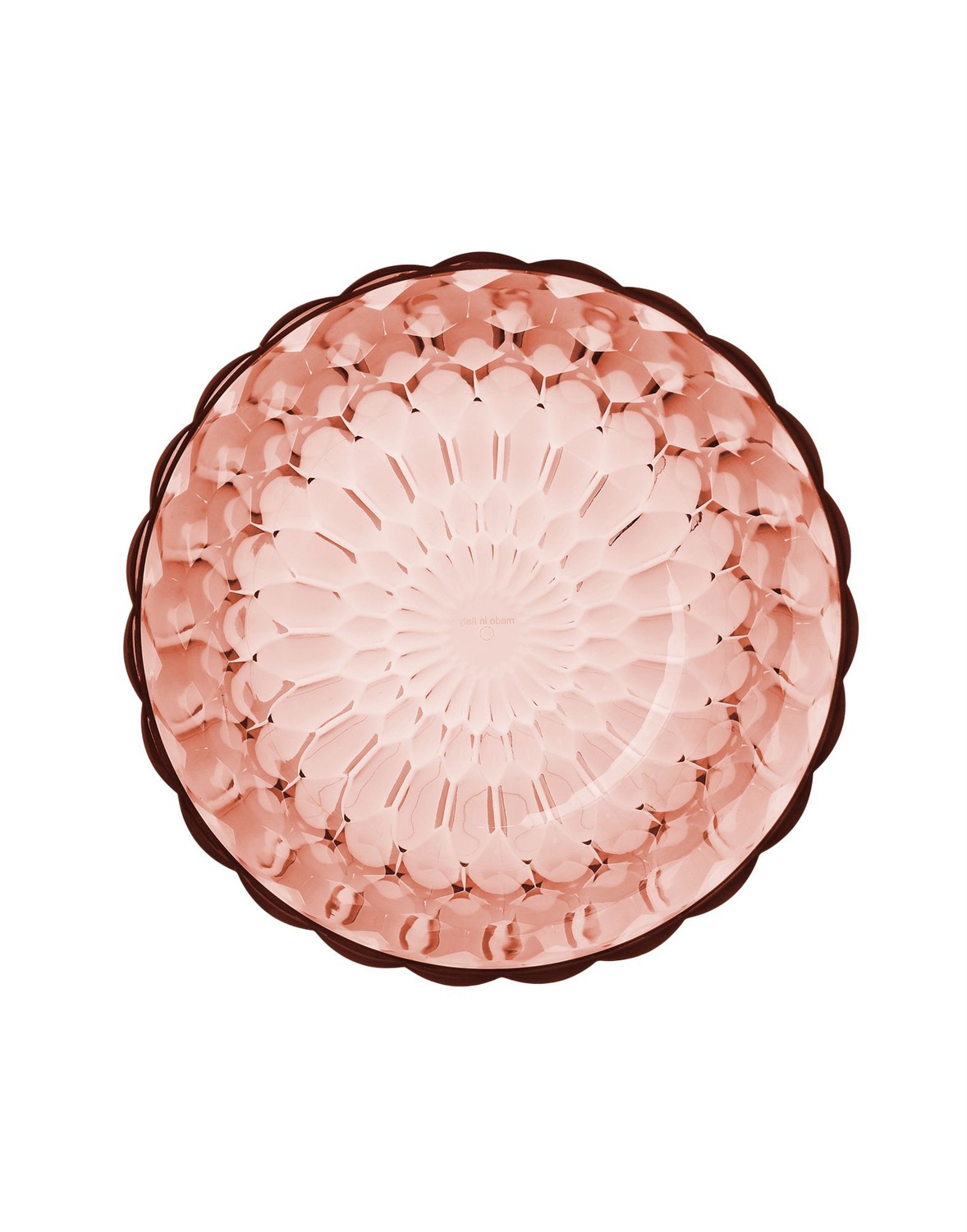 Kartell Jelly Vaso Rosa - Design Patricia Urquiola, PMMA, Ø 23.5 cm x H 25 cm, Made in Italy