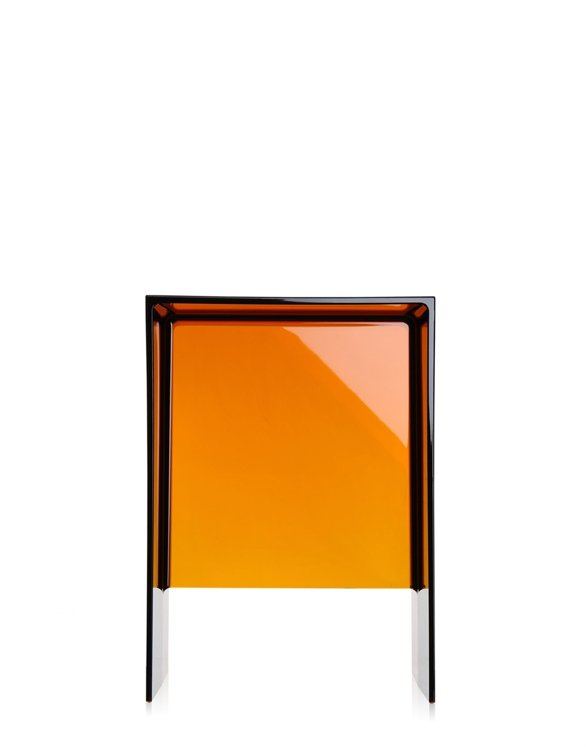 Kartell Max-Beam Tavolino/Sgabello in PMMA Ambra - Design di Ludovica e Roberto Palomba