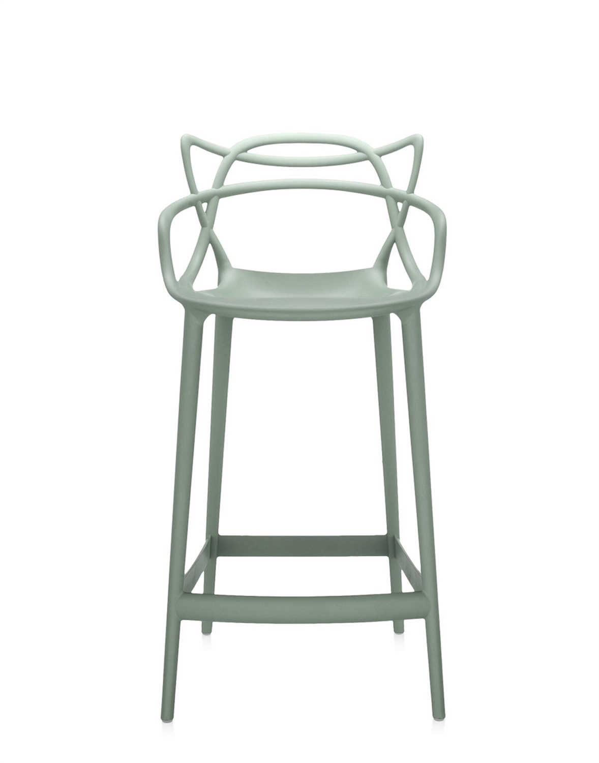 Kartell Masters Stool Sgabello Verde (Salvia) H 65 cm - Design Philippe Starck