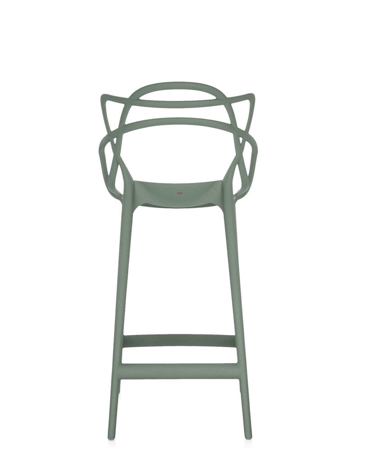 Kartell Masters Stool Sgabello Verde (Salvia) H 65 cm - Design Philippe Starck