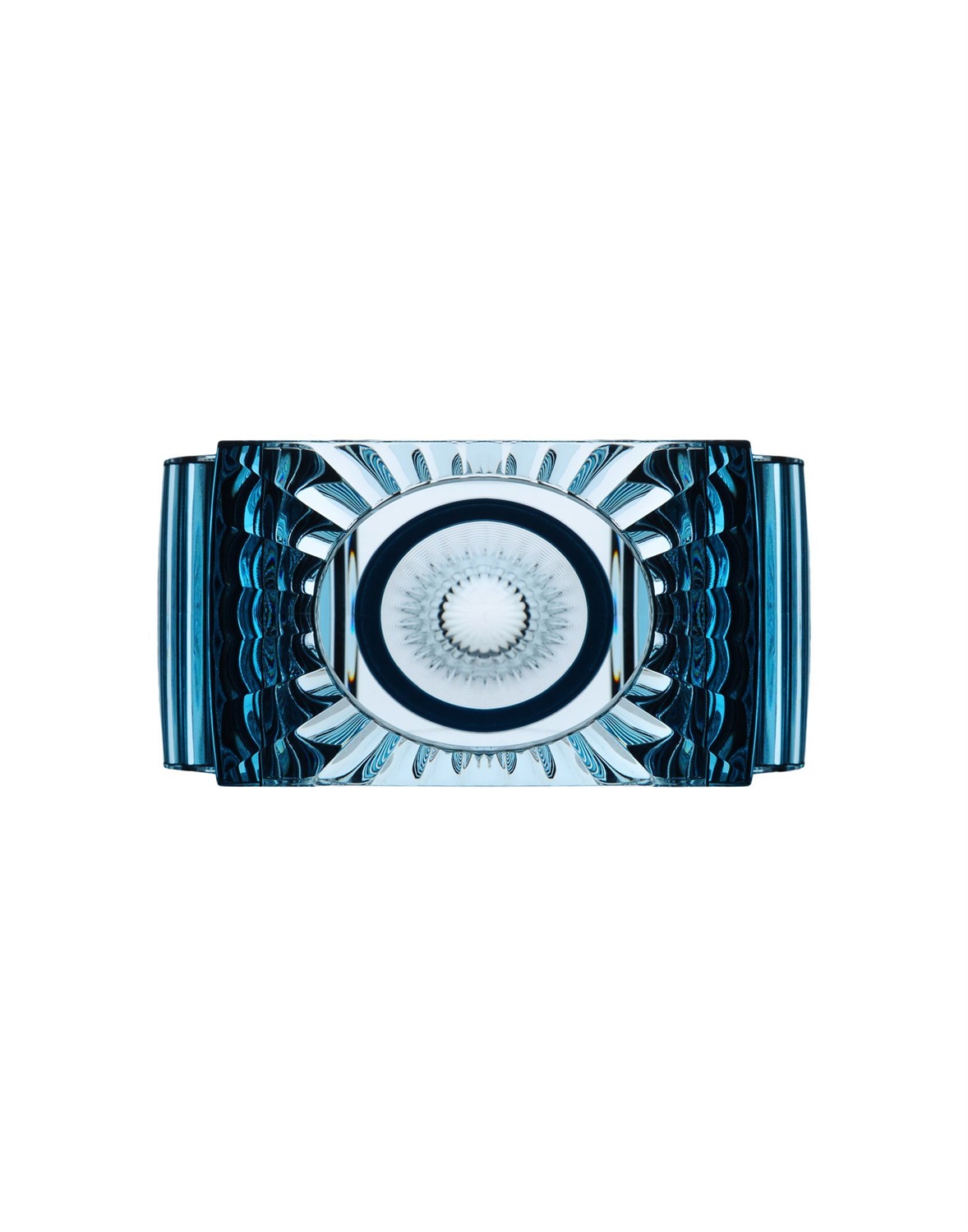 Kartell I Shine Vaso Blu - Design Eugeni Quitllet, 20x33x9.5 cm, PMMA Trasparente, Indoor/Outdoor, Made in Italy