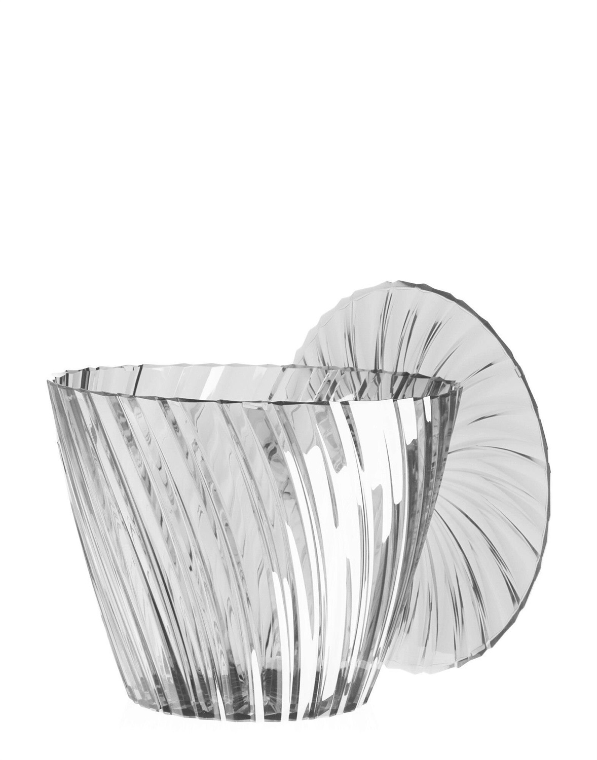 Kartell Tavolino Sparkle - Trasparente in PMMA - Design Tokujin Yoshioka - Ø 45 x H 35 cm