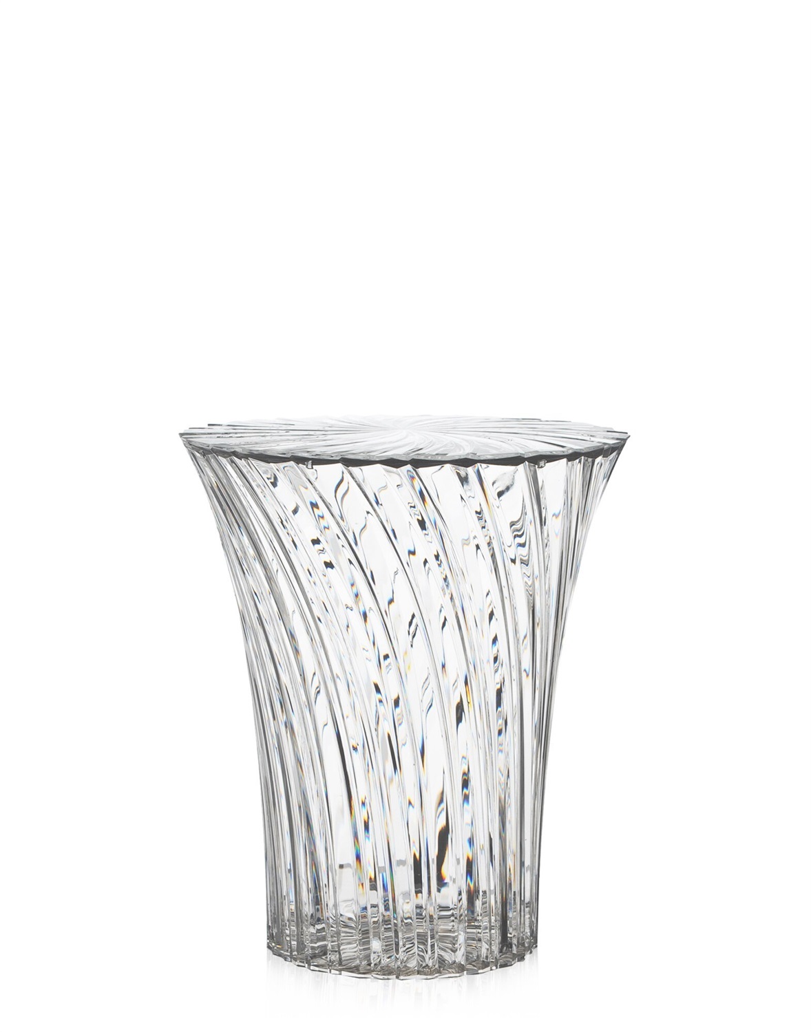 KARTELL Tavolino Sparkle - Trasparente - PMMA - Design Tokujin Yoshioka - Ø 38 x H 44 cm