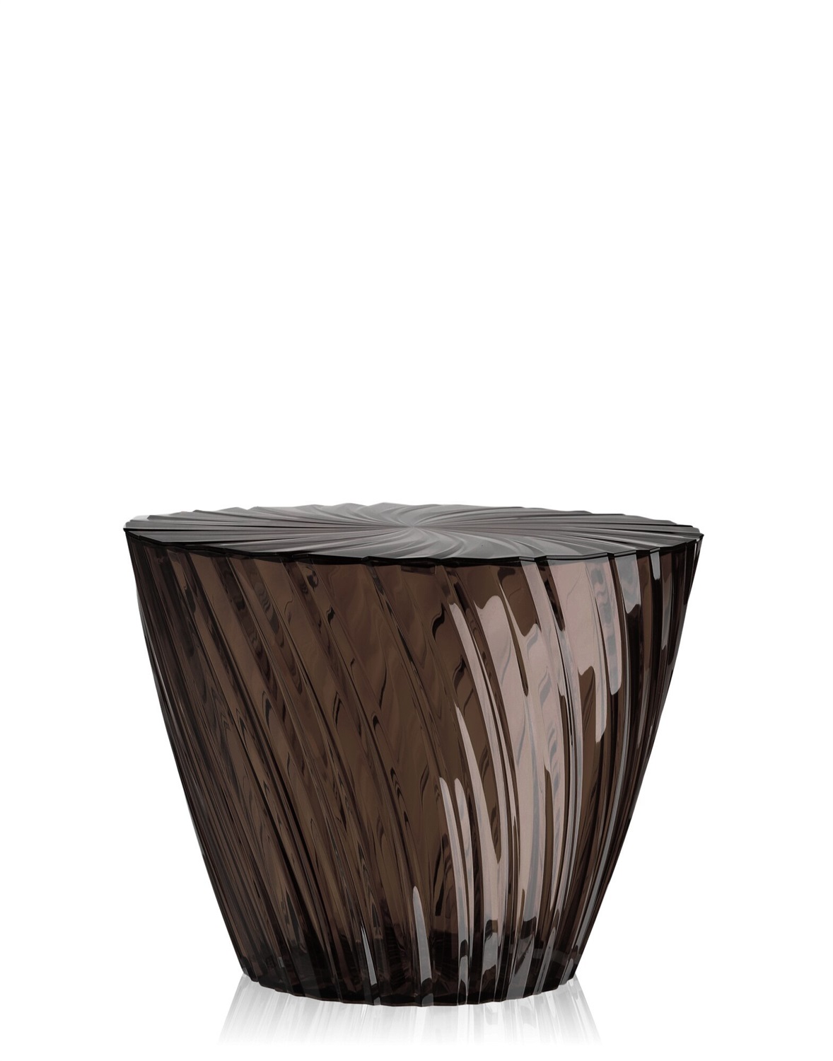 Kartell Sparkle 8805 Tavolino da Caffè in PMMA Gris (Fume) - Design Tokujin Yoshioka, 45 x 35 cm