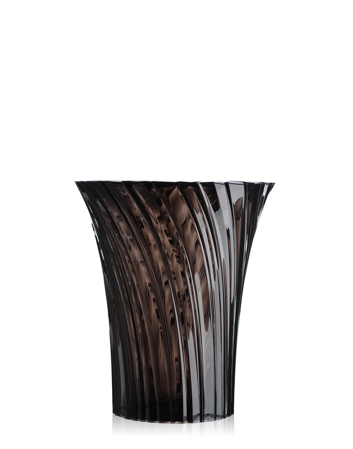 Kartell Sparkle Sgabello in PMMA, Design Tokujin Yoshioka, 38 x 38 x 44 cm, Marrone