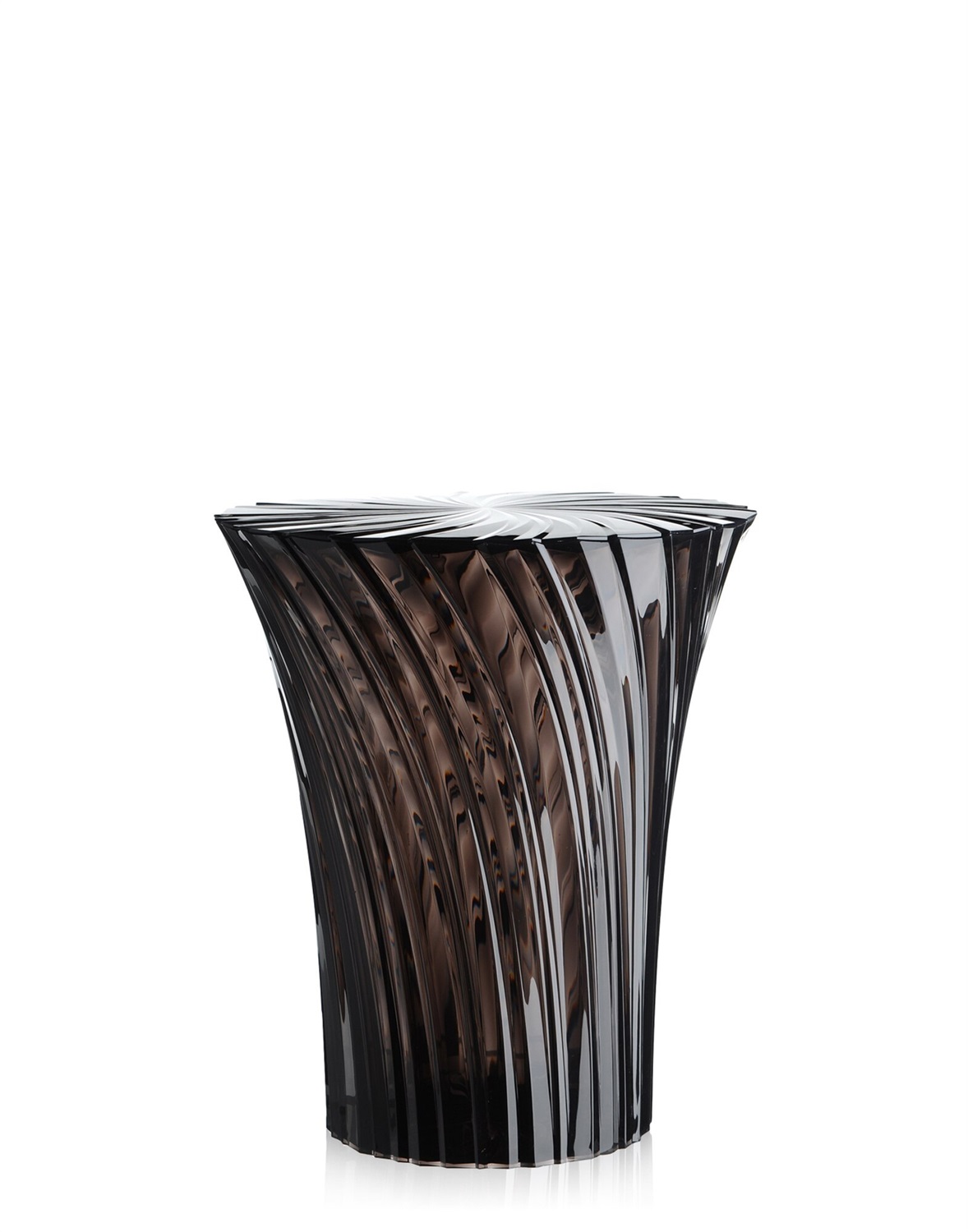 Kartell Sparkle Sgabello in PMMA, Design Tokujin Yoshioka, 38 x 38 x 44 cm, Marrone