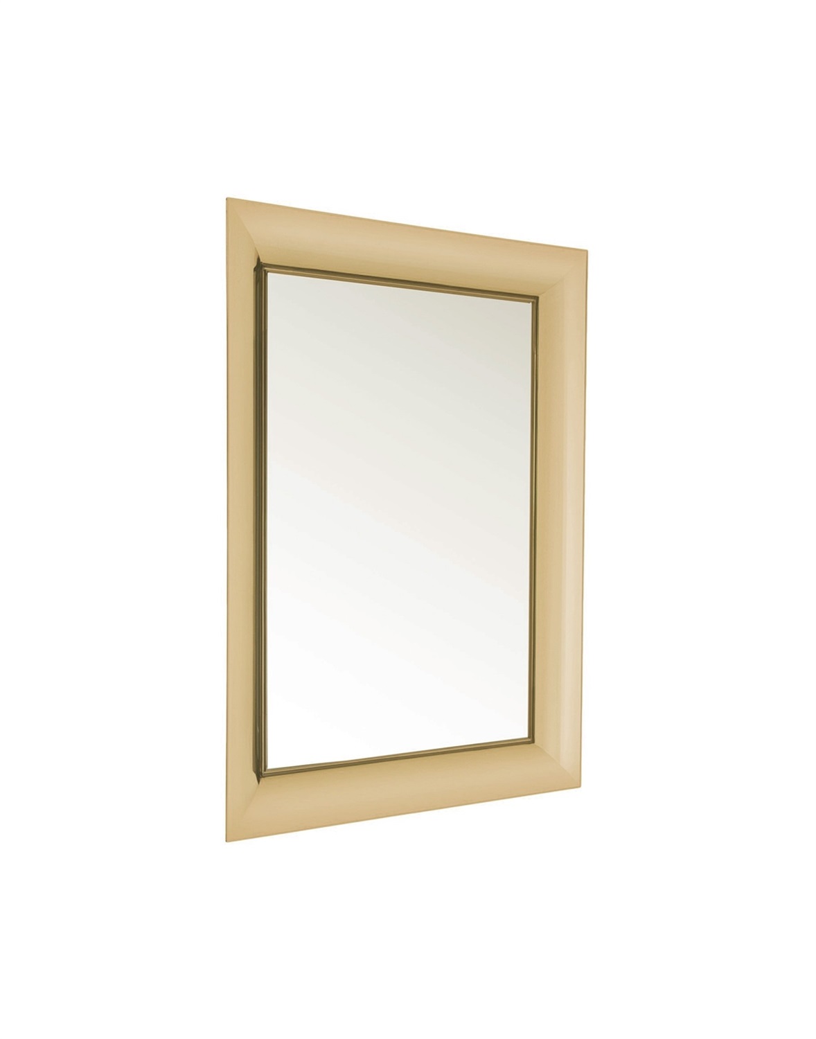 Kartell Francois Ghost Specchio da Parete Oro, PMMA, 65 x 79 cm, Design Philippe Starck