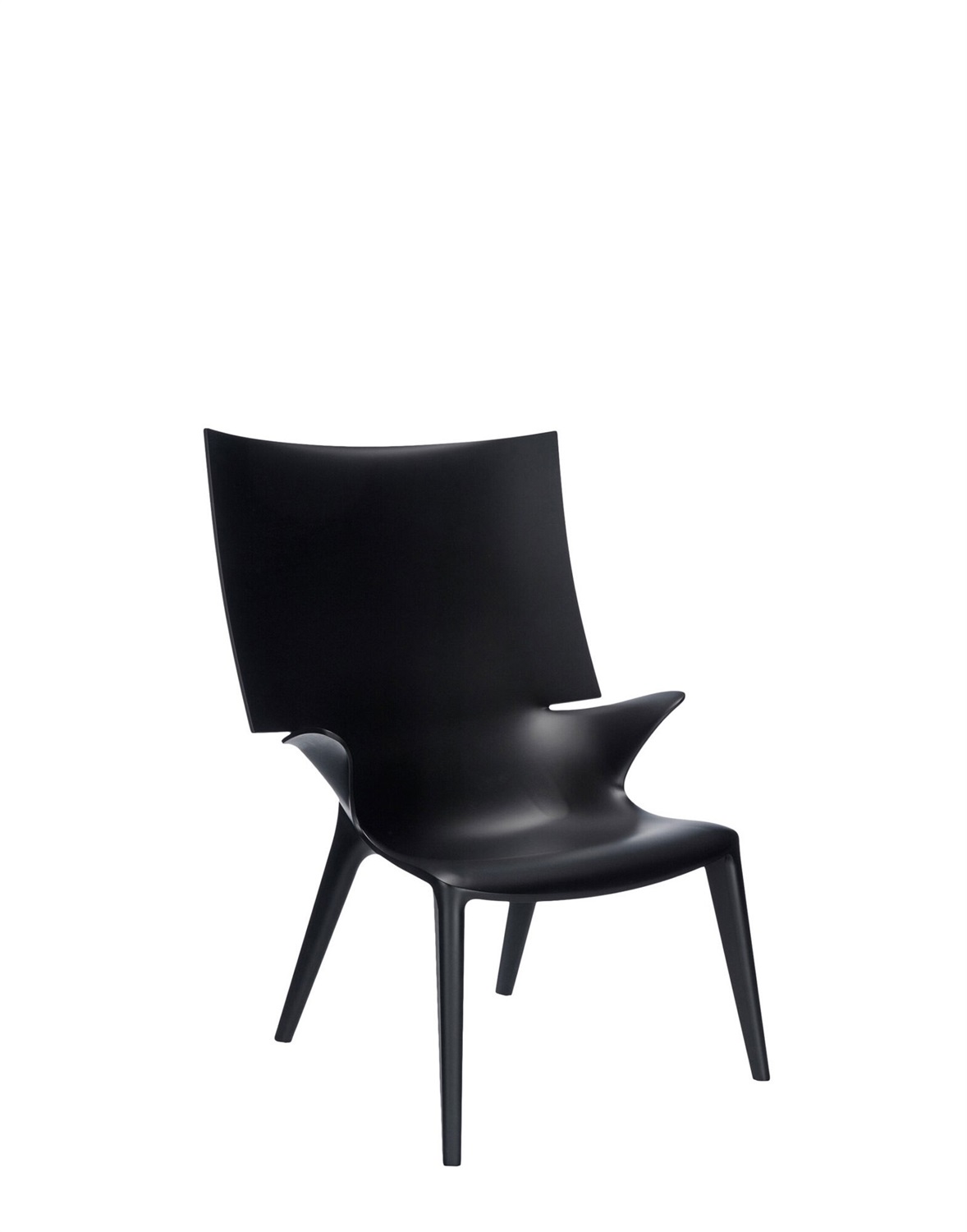 Kartell Uncle Jim Poltrona in Policarbonato Trasparente o Colorato - Design Philippe Starck, 72 x 103 x 68 x 60 cm