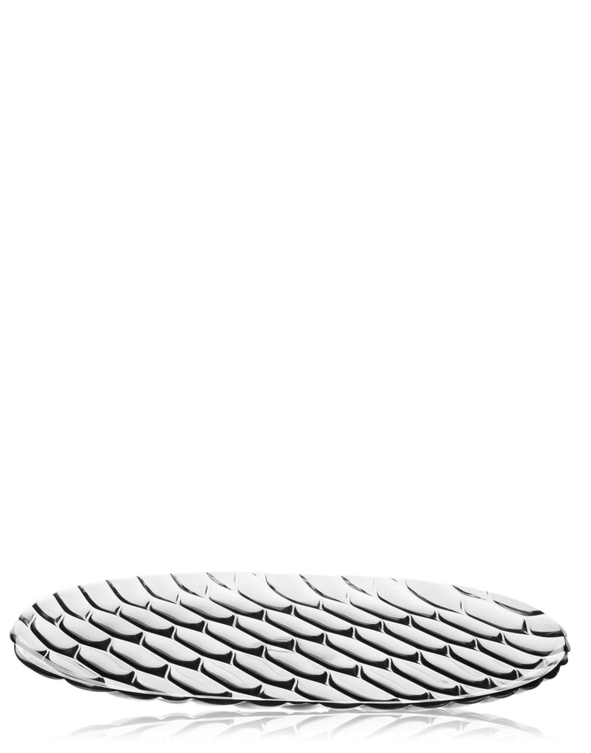 Kartell Jellies Family Vassoio Trasparente - Design di Patricia Urquiola, Set da 4, 36.5 x 25 x 2 cm, Tecnopolimero Termoplastico