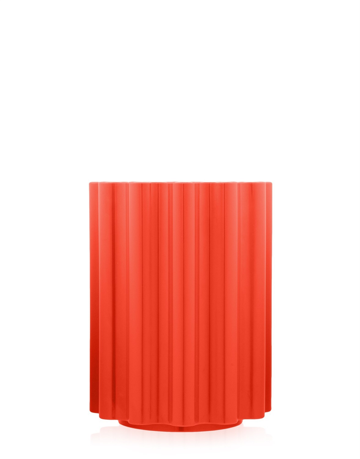Kartell Colonna Sgabello - Design Ettore Sottsass, Tecnopolimero Rosso, 34.5 x 46 cm