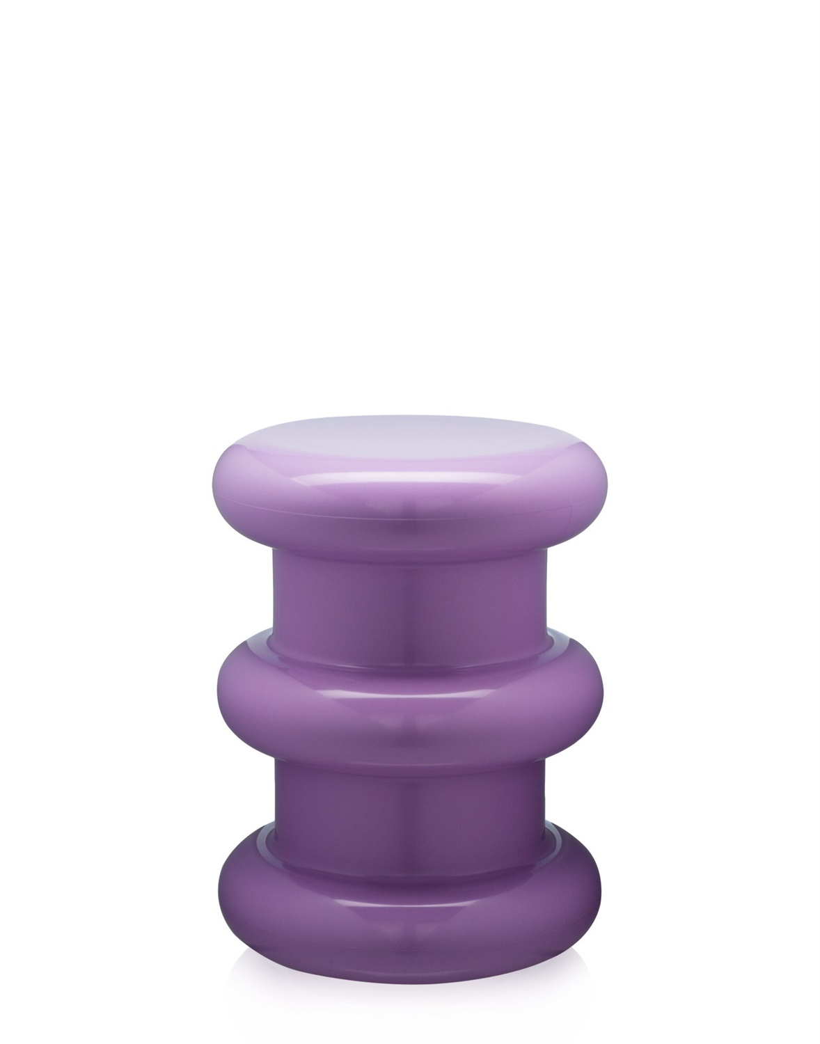 Kartell Sgabello Pilastro - Design Ettore Sottsass, Tecnopolimero Colorato, 34.5 x 46 cm, Viola