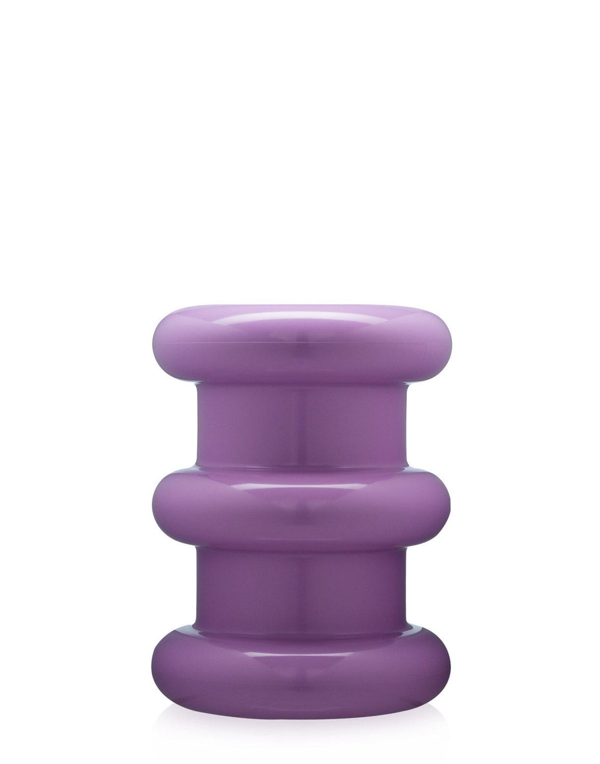 Kartell Sgabello Pilastro - Design Ettore Sottsass, Tecnopolimero Colorato, 34.5 x 46 cm, Viola