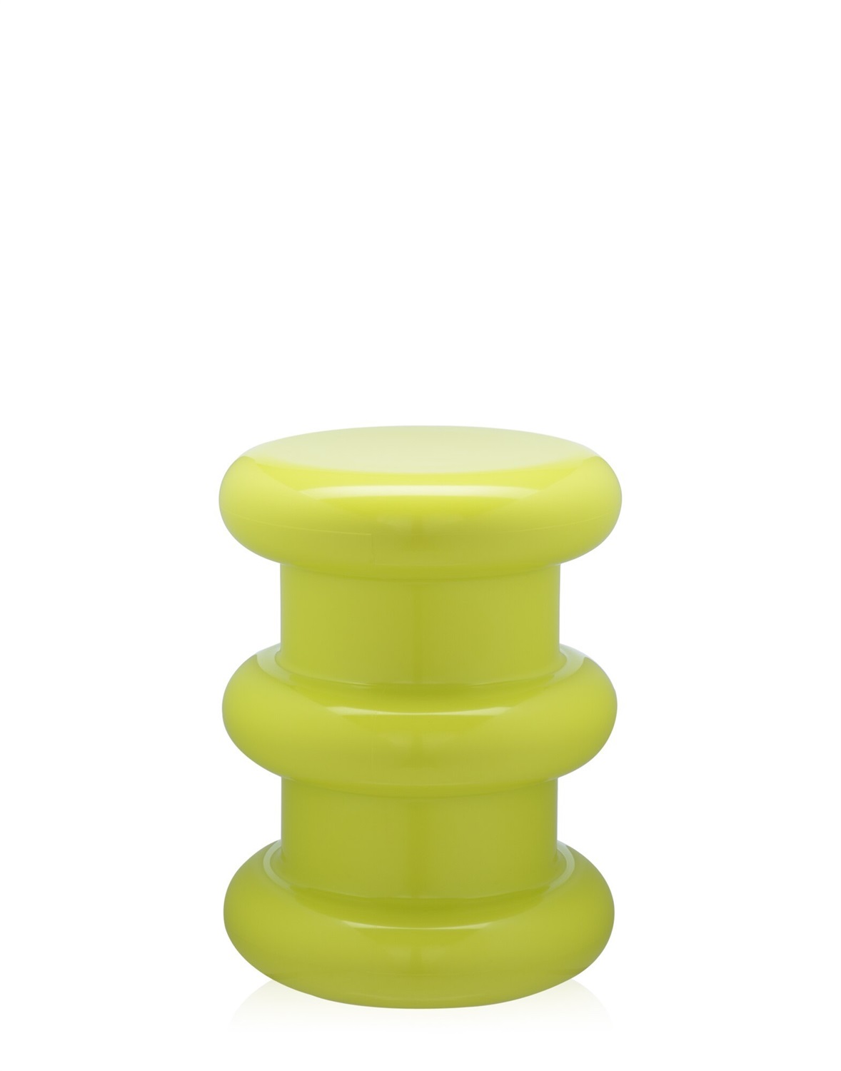 Kartell Sgabello Pilastro - Tecnopolimero Termoplastico Colorato, Design Ettore Sottsass, 34.5 x 46 cm