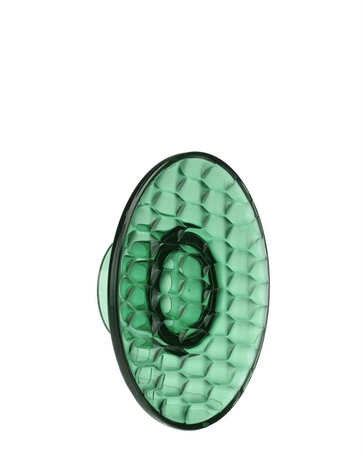 Kartell Jellies Coat Hangers - Set da 2 Appendini in Tecnopolimero Termoplastico Verde, Ø 19 cm, Design di Patricia Urquiola