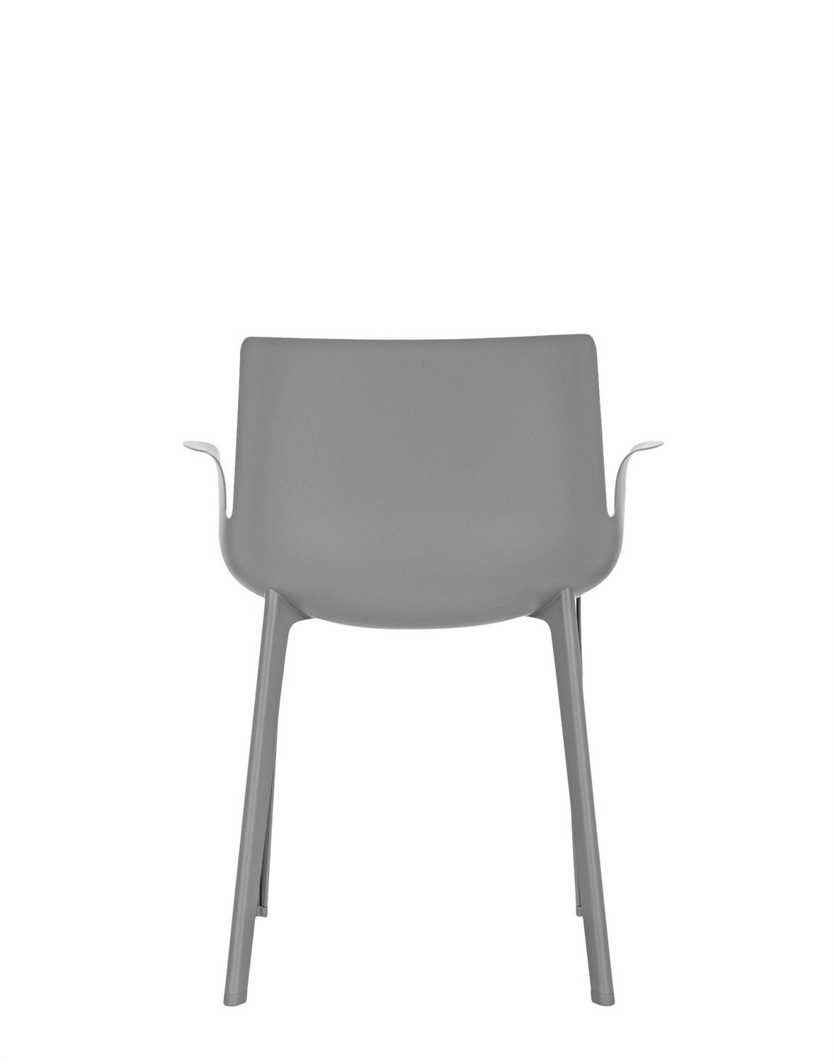 Kartell Piuma Sedia Grigia - Polimero Termoplastico con Fibre di Carbonio, Design Piero Lissoni, 62x77x54 cm