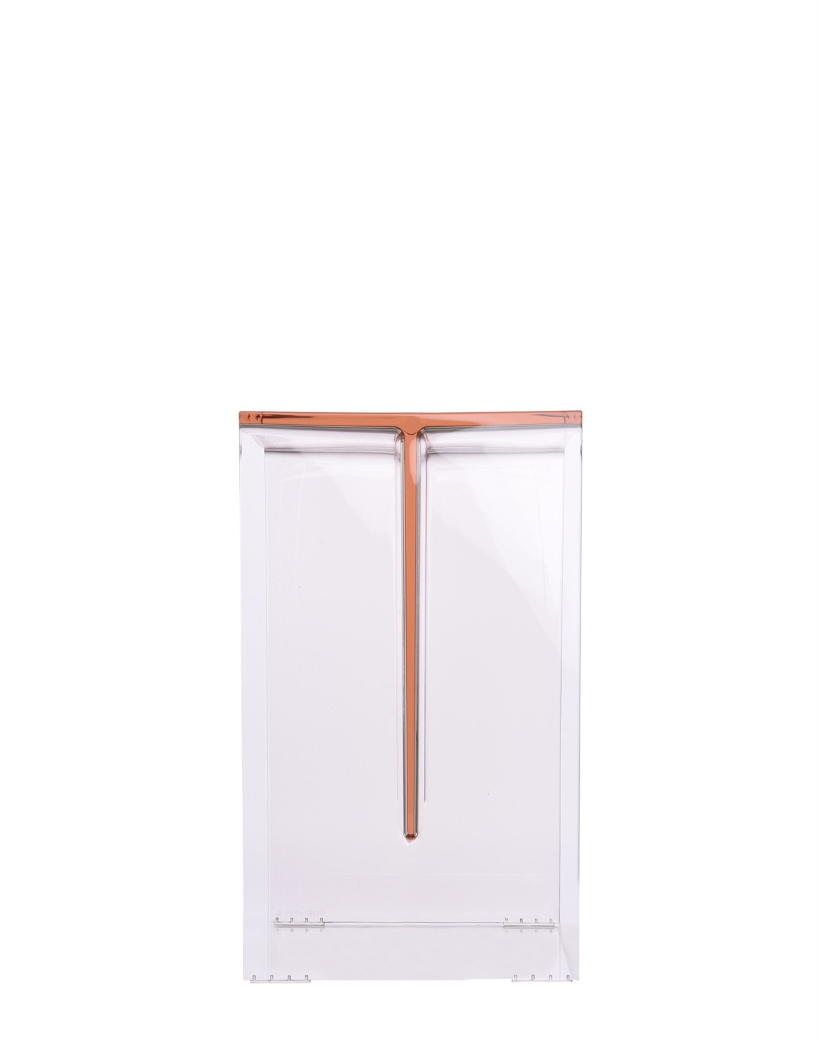 Kartell Max-Beam Tavolino/Sgabello Rosa - Design di Ludovica e Roberto Palomba, 33x27x47 cm, in PMMA