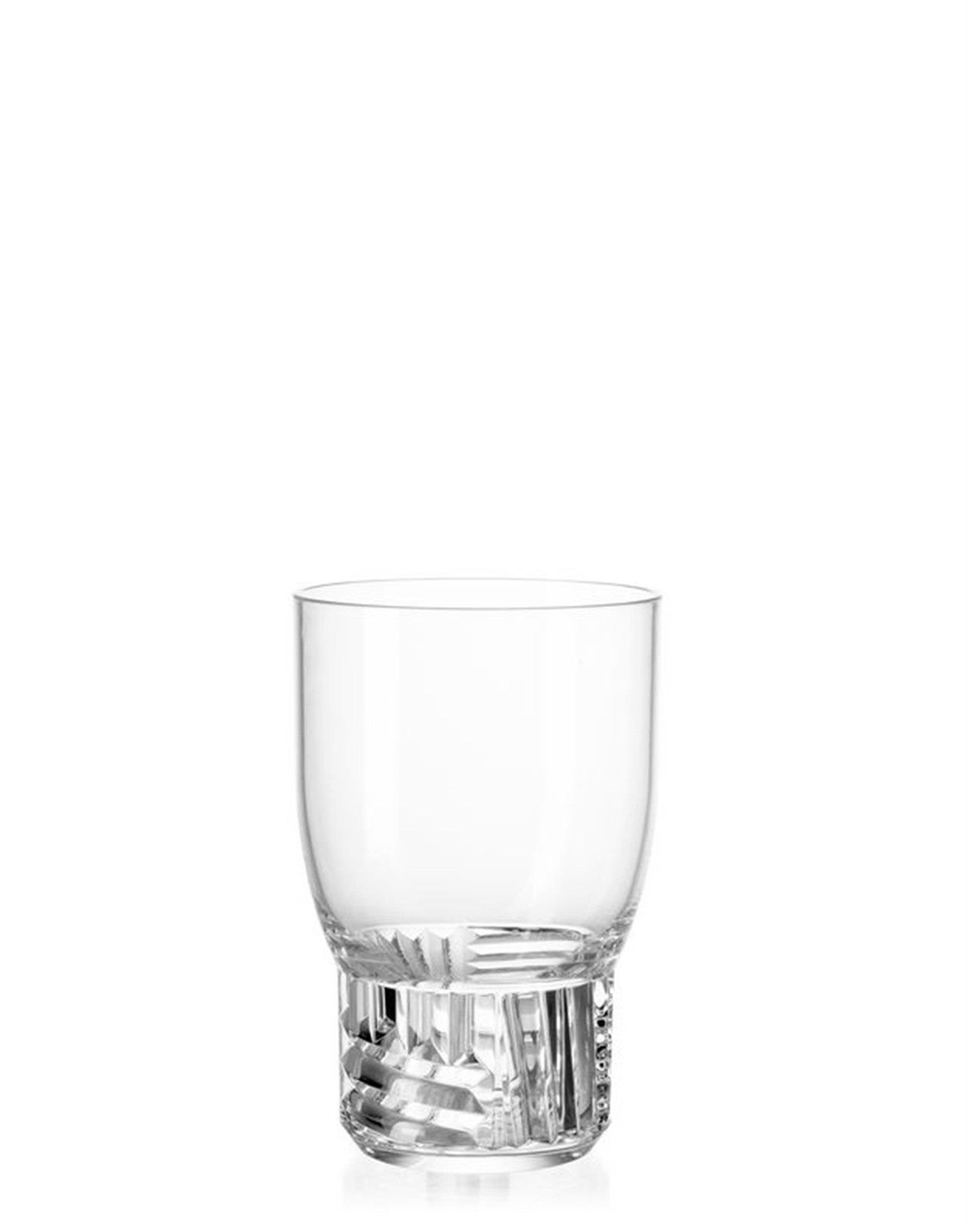 Kartell Bicchiere Trama - Set da 4 - Trasparente - Tecnopolimero - Design Patricia Urquiola - Ø 8,5 x H 13 cm