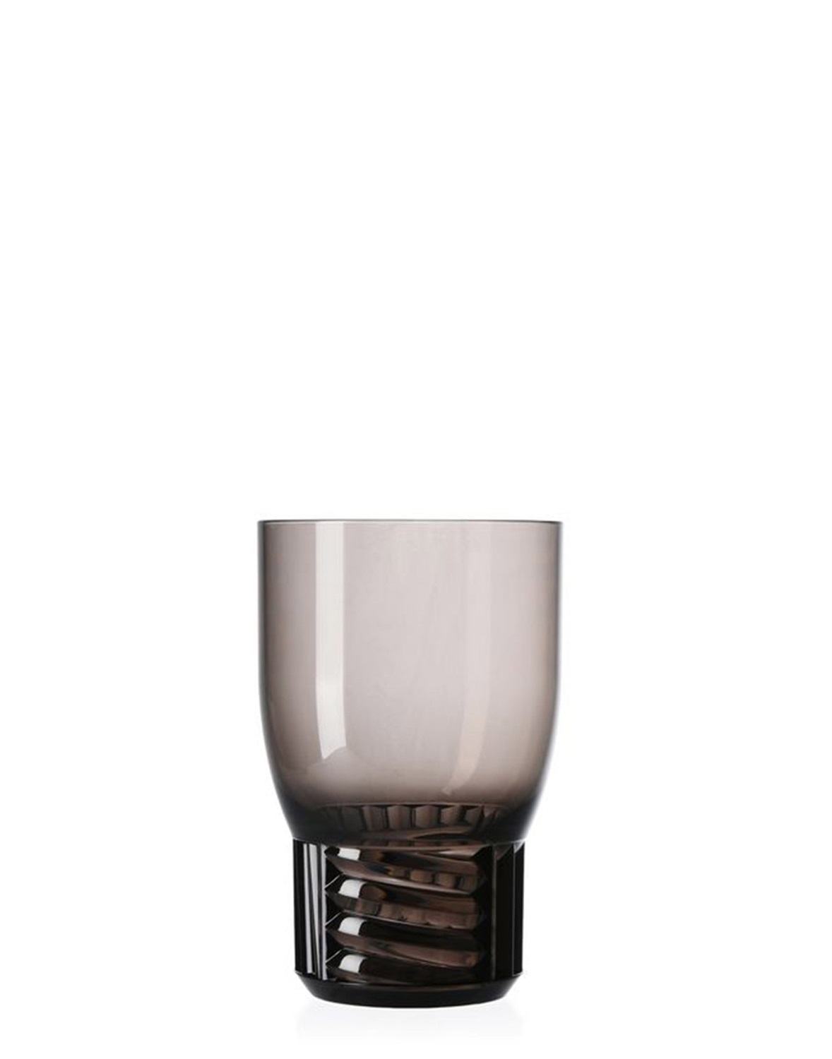 Kartell Bicchieri Trama Fumè - Set da 4 in Tecnopolimero - Design di Patricia Urquiola