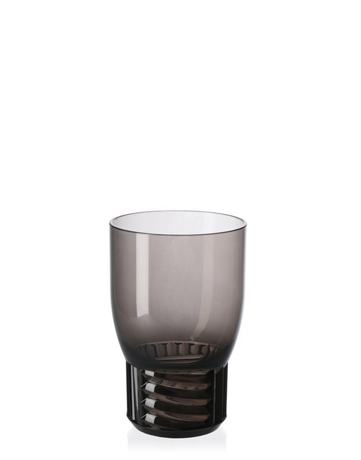 Kartell Bicchieri Trama Fumè - Set da 4 in Tecnopolimero - Design di Patricia Urquiola