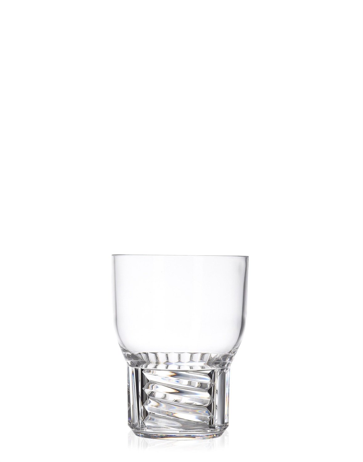 Kartell Bicchiere Trama - Trasparente in Tecnopolimero - Design di Patricia Urquiola - Set da 4