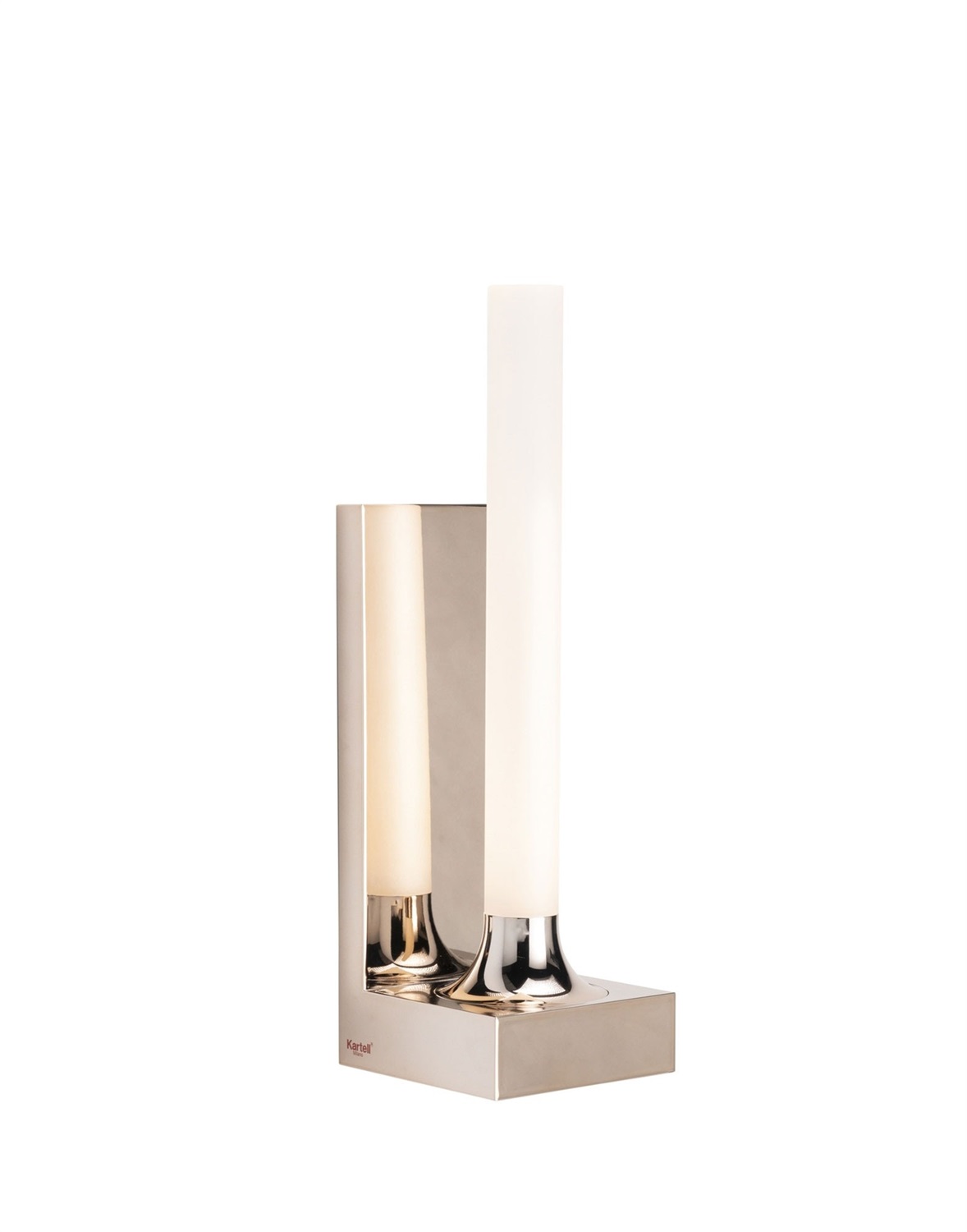 Kartell Goodnight AP Applique da Parete in Metallo e ABS Riciclato - Design di Philippe Starck, Dimensioni 9x9x29 cm