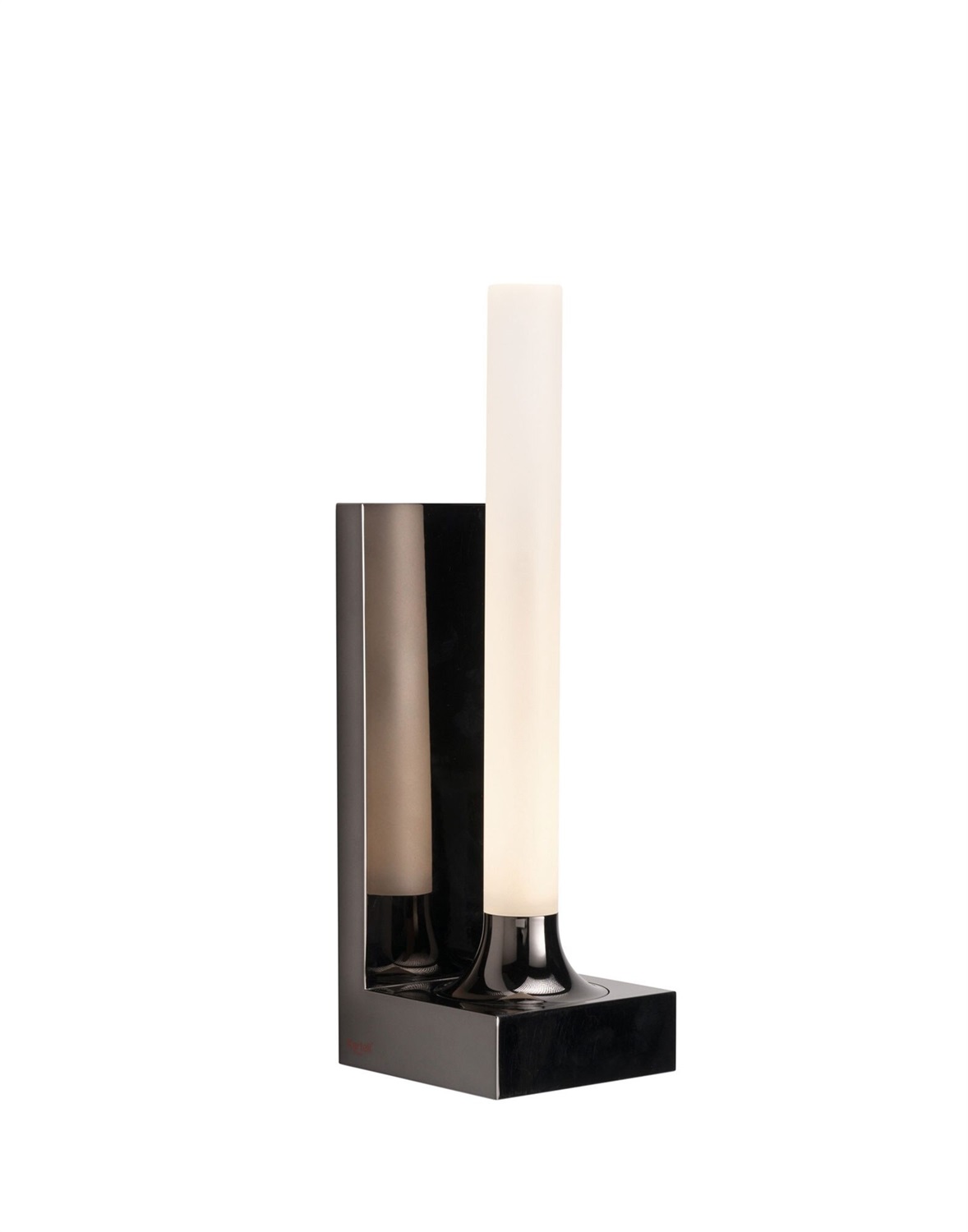 Kartell Goodnight Applique Lampada da Parete Titanio Lucido - Design Philippe Starck, 29cm, Materiale ABS e PMMA Riciclati