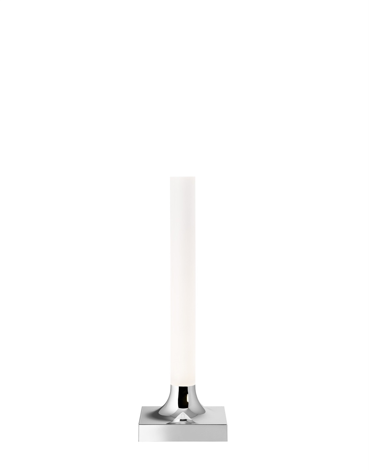 KARTELL Goodnight Lampada da Tavolo Cromo Lucido Ricaricabile Senza Fili - 29cm - Design Philippe Starck