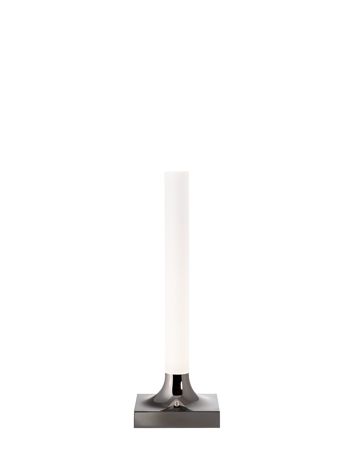 KARTELL Goodnight Lampada da Tavolo Ricaricabile Titanio Lucido 29cm - Design Philippe Starck