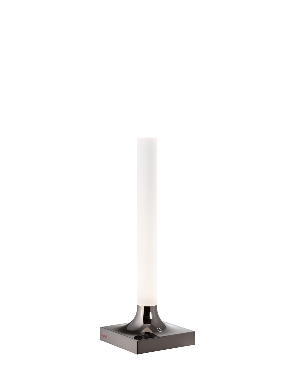 KARTELL Goodnight Lampada da Tavolo Ricaricabile Titanio Lucido 29cm - Design Philippe Starck