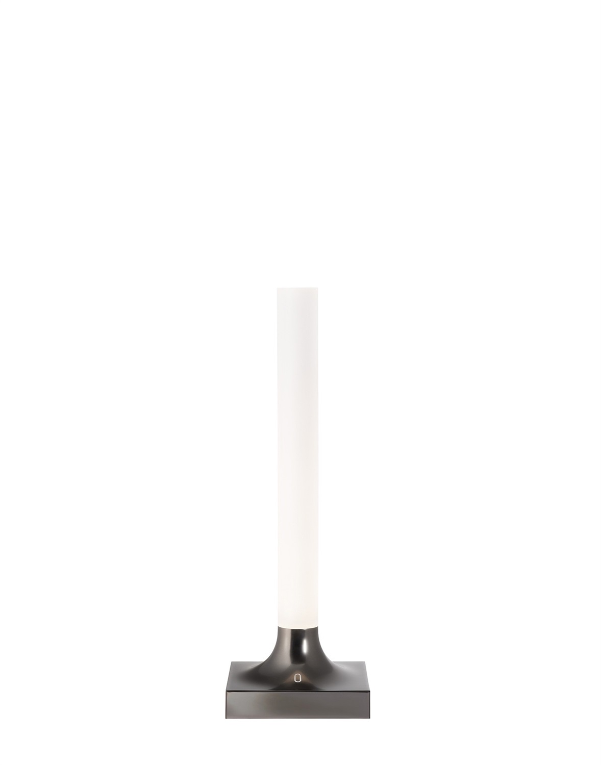 KARTELL Goodnight Lampada da Tavolo Ricaricabile a Batteria Titanio Opaco 29cm - Design Philippe Starck