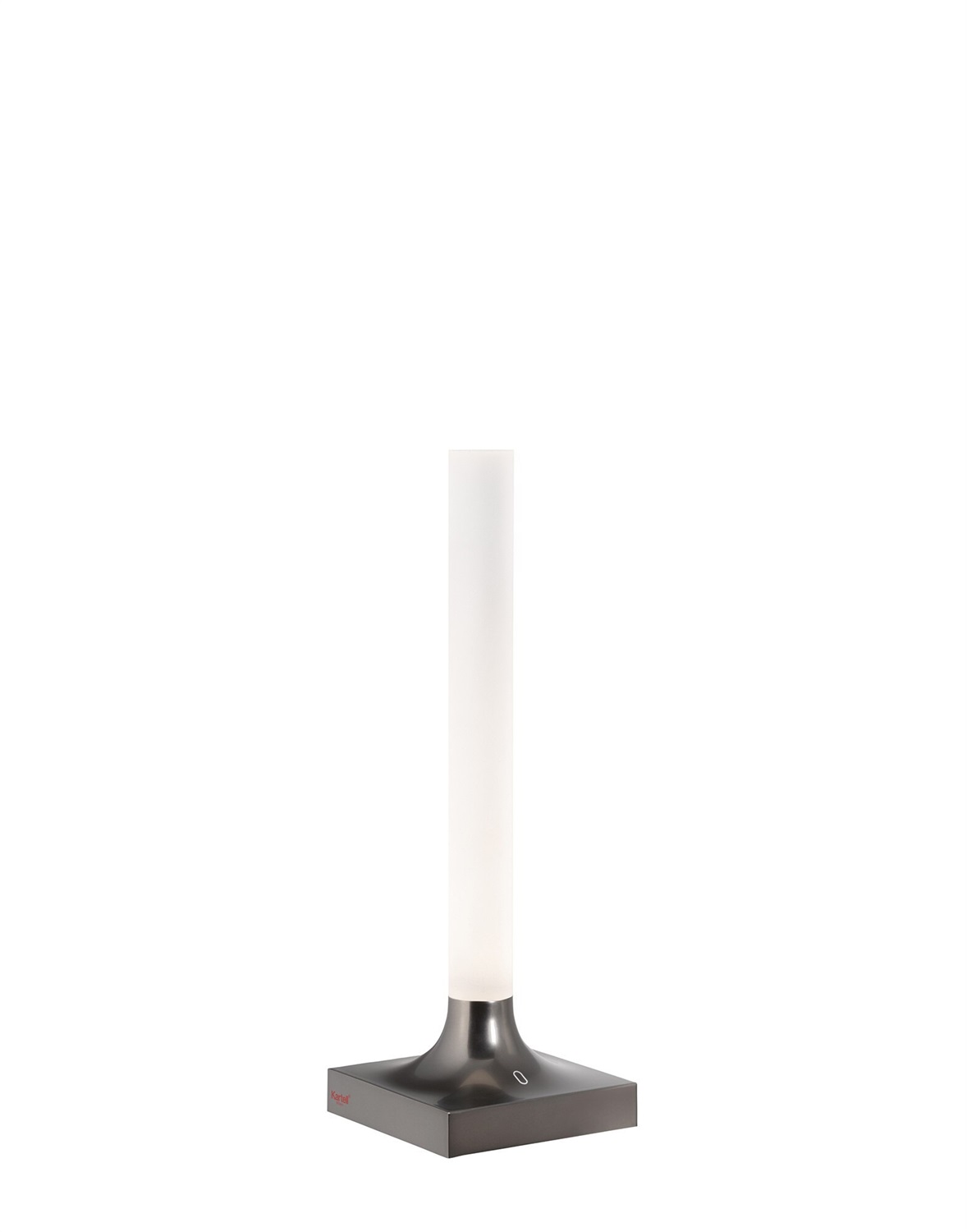 KARTELL Goodnight Lampada da Tavolo Ricaricabile a Batteria Titanio Opaco 29cm - Design Philippe Starck