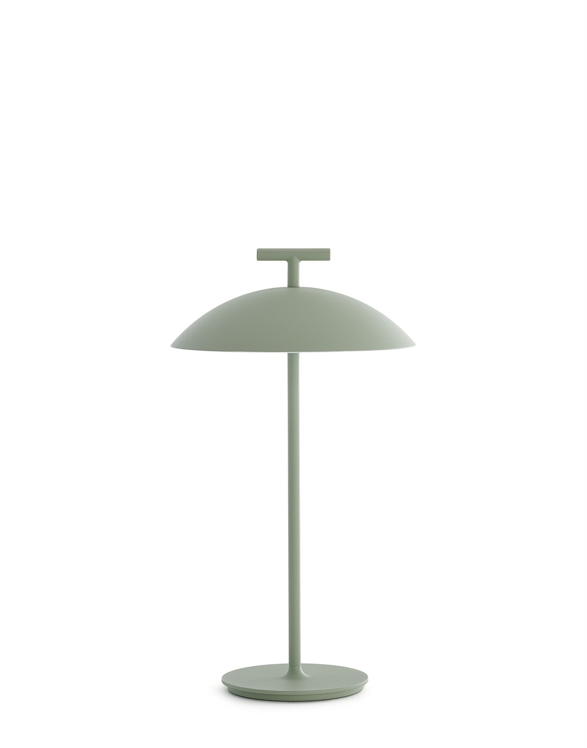 Kartell Mini Geen-A Lampada da Tavolo Portatile Verde - LED Dimmerabile, Ricaricabile, Design di Ferruccio Laviani