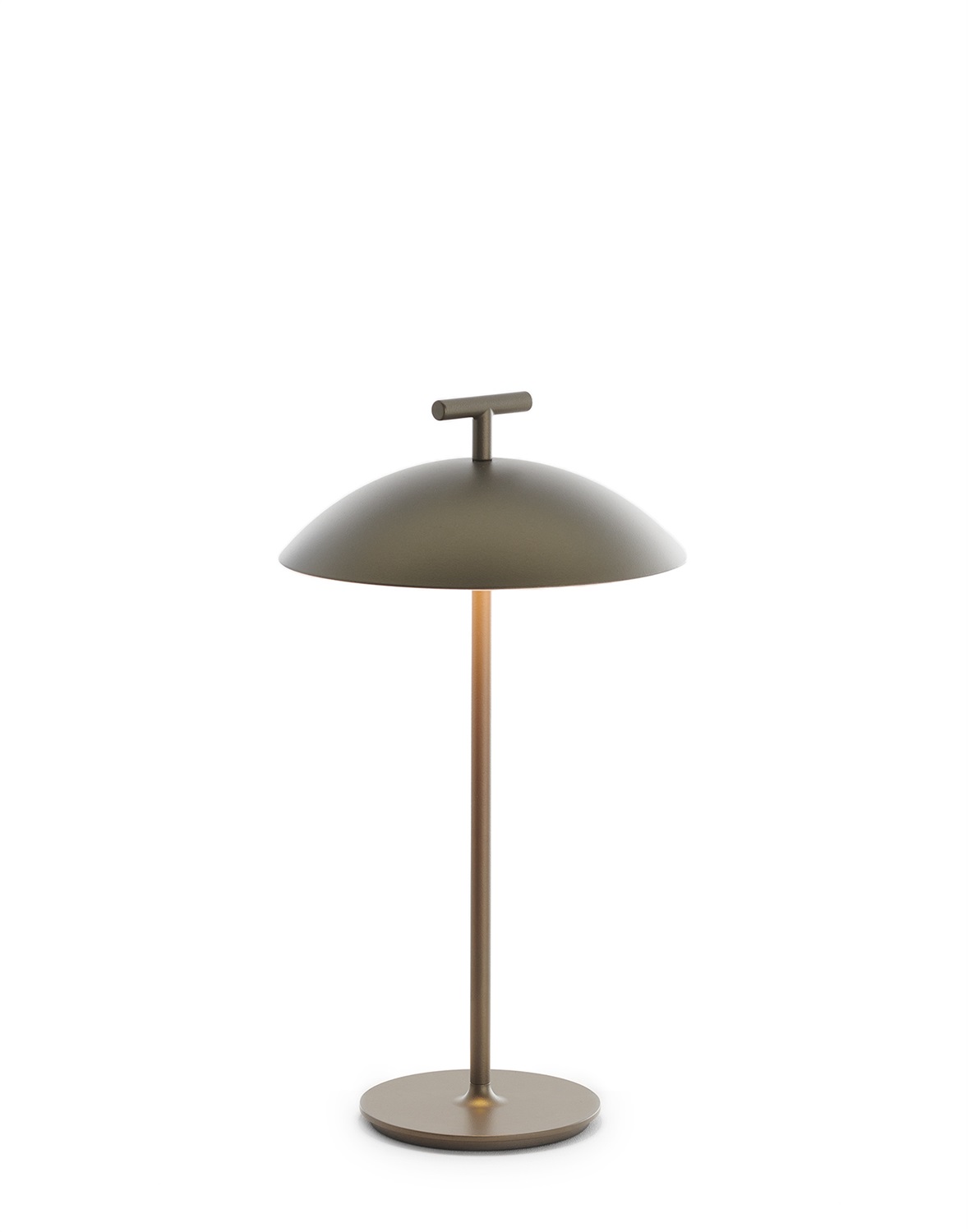 KARTELL Mini Geen-A Lampada da Tavolo Portatile Bronzo 36,2cm LED Dimmerabile per Interno ed Esterno