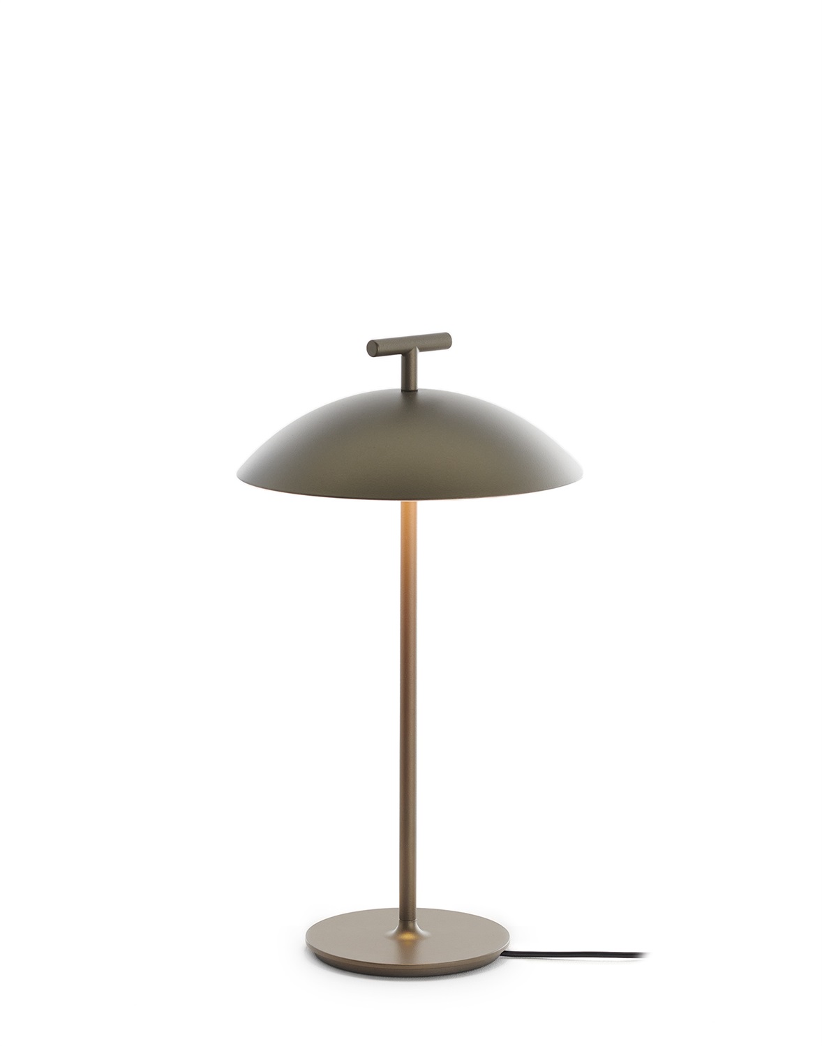 Kartell Mini Geen-A Lampada da Tavolo Bronzo - Ø 200 mm, H 362 mm, LED 1,5W, 2700K
