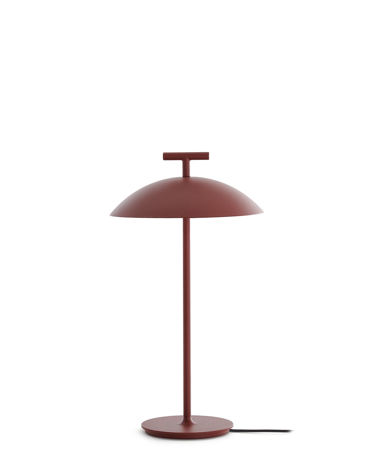Kartell Mini Geen-A lampada da tavolo rossa - Ø 200 mm, H 362 mm, LED 1,5W, 2700K