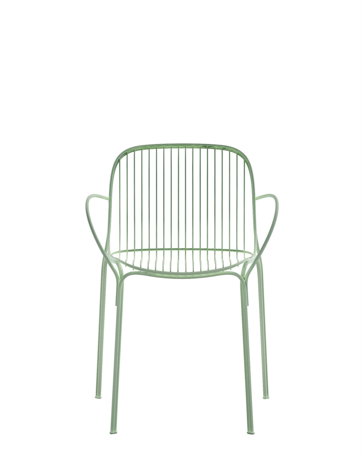 Kartell Poltrona HiRay Verde in Acciaio Galvanizzato - Design di Ludovica & Roberto Palomba