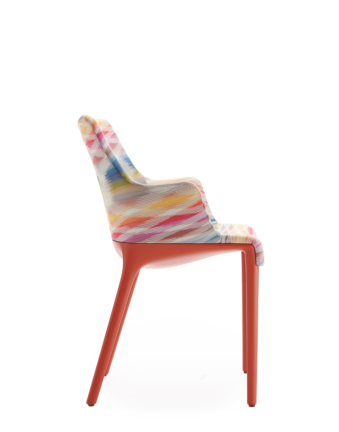 Kartell 06275MW Sedia con Braccioli Eleganza Missoni - Design Philippe Starck in Tessuto Jacquard