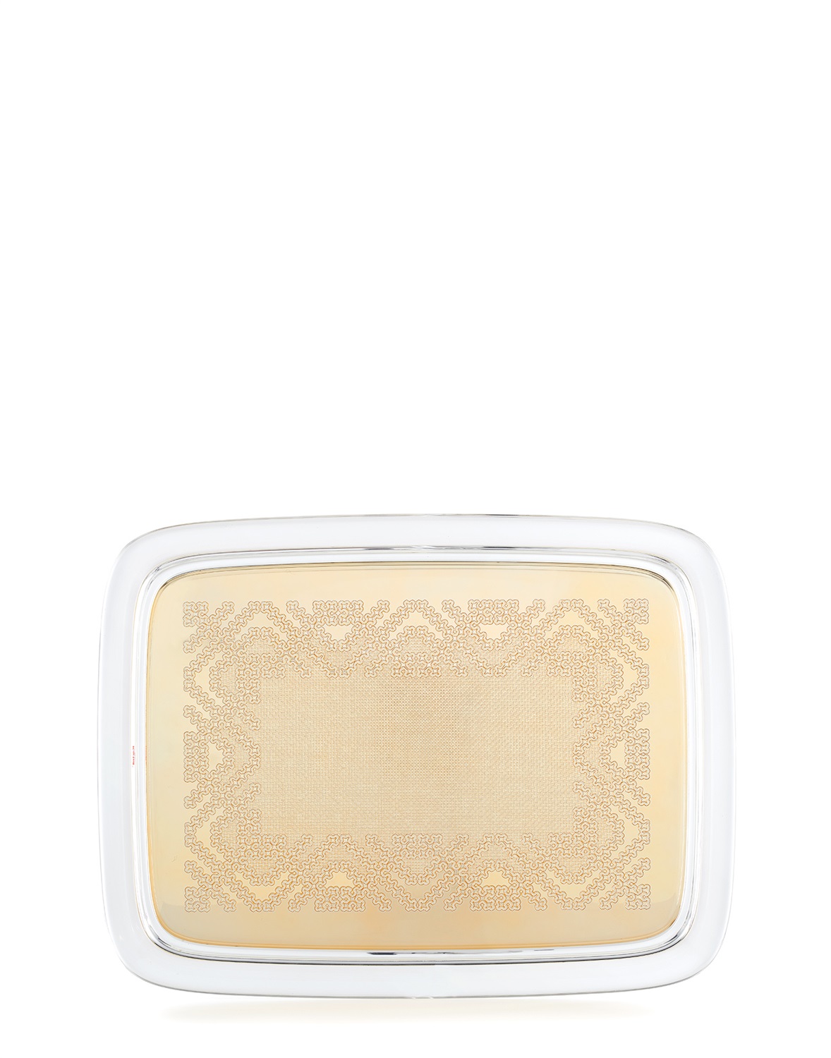 Kartell Vassoio Teatime Oro - Design Philippe Starck con Dettagli Ricamati