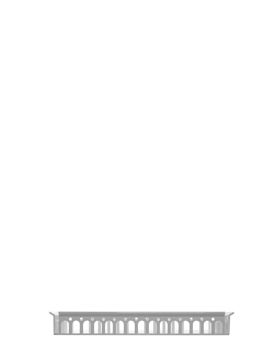 KARTELL Vassoio Piazza 1441 Grigio Scuro - Design di Fabio Novembre