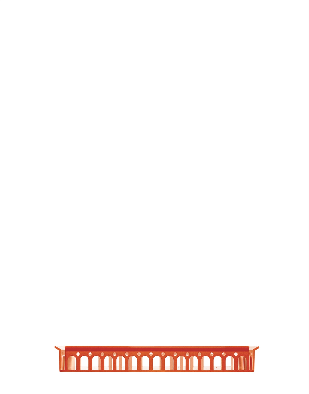 KARTELL Vassoio Piazza 01441TE in Terracotta - Design Ispirato all'Architettura di Lecce